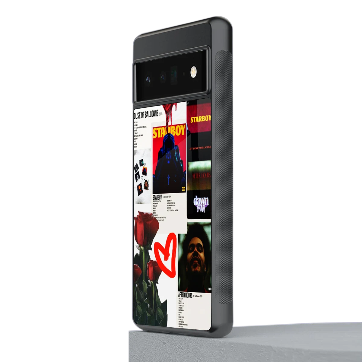 Starboy Collage stylish phone case for google pixel 6 pro | glossy glass and slim fit