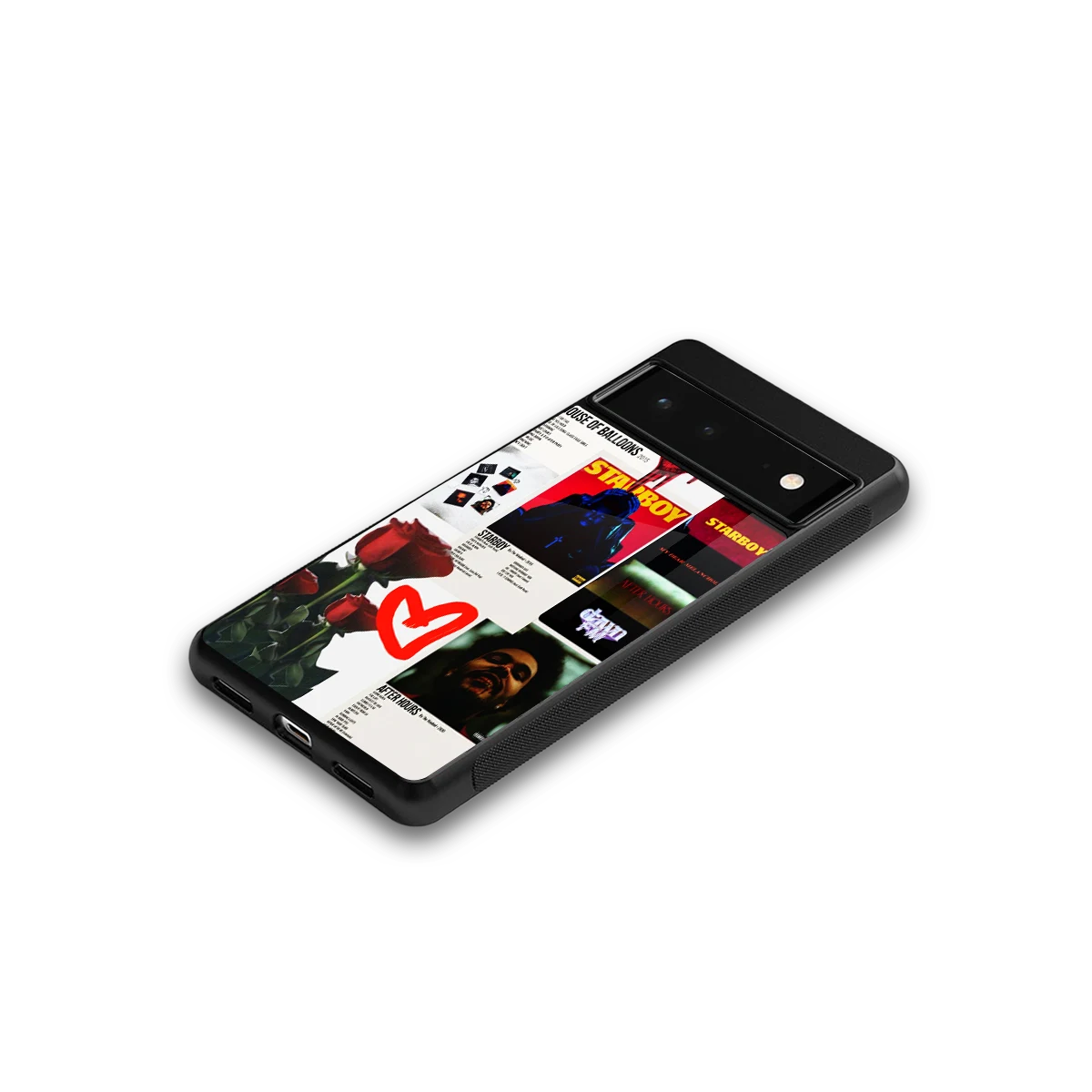 Starboy Collage google pixel 6a mobile cover | shockproof glass phone case