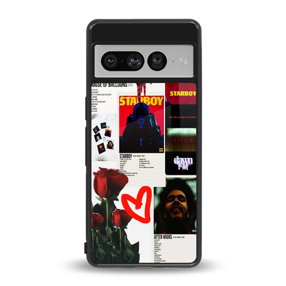 Starboy Collage back phone cover | glass case for google pixel 7 pro
