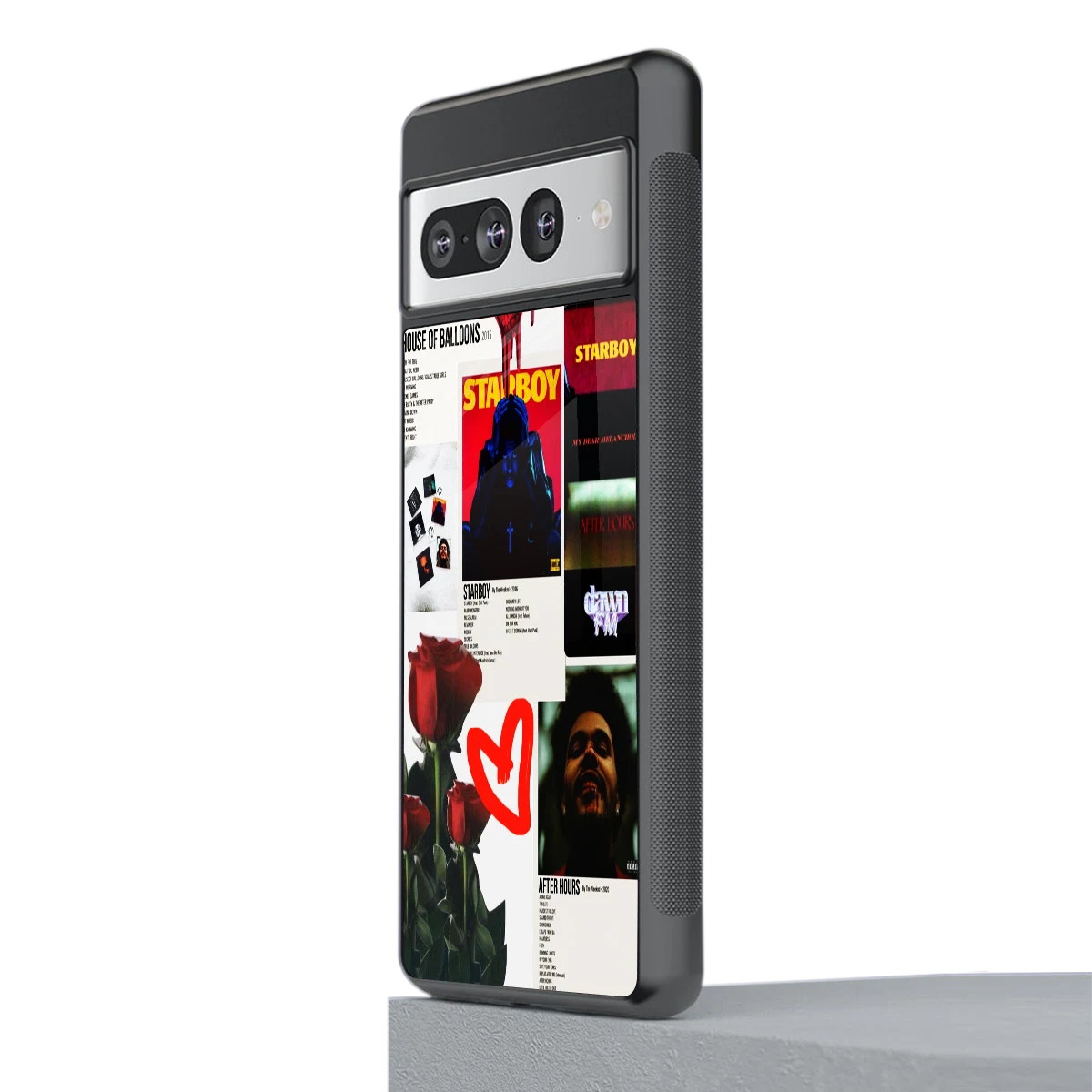 Starboy Collage stylish phone case for google pixel 7 pro | glossy glass and slim fit