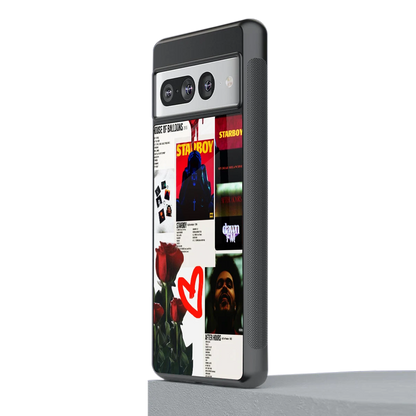 Starboy Collage stylish phone case for google pixel 7 pro | glossy glass and slim fit