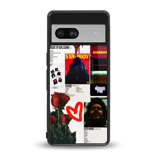 Starboy Collage back phone cover | glass case for google pixel 7a