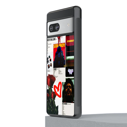 Starboy Collage stylish phone case for google pixel 7a | glossy glass and slim fit