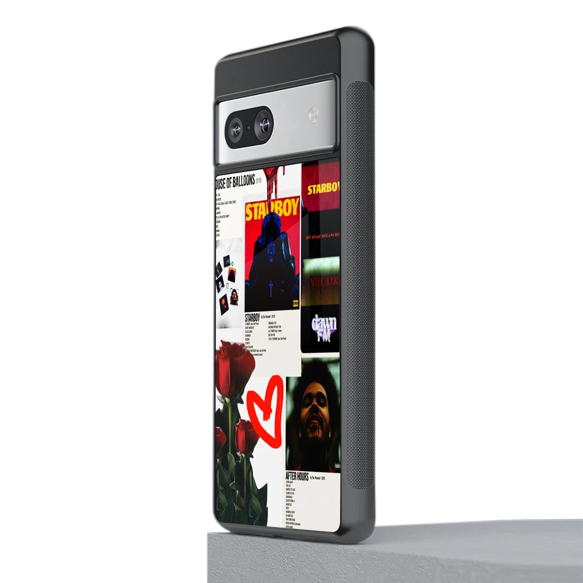 Starboy Collage stylish phone case for google pixel 7 | glossy glass and slim fit