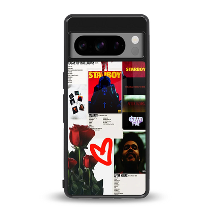 Starboy Collage back phone cover | glass case for google pixel 8 pro