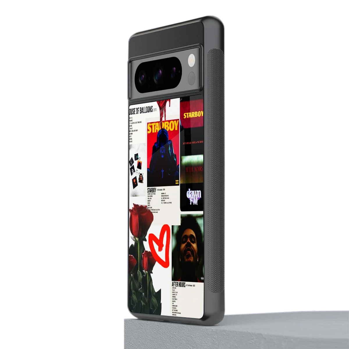 Starboy Collage stylish phone case for google pixel 8 pro | glossy glass and slim fit