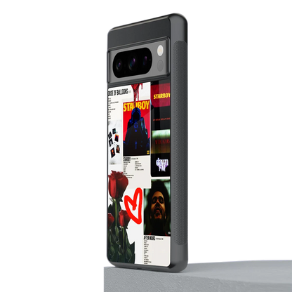 Starboy Collage stylish phone case for google pixel 8 pro | glossy glass and slim fit