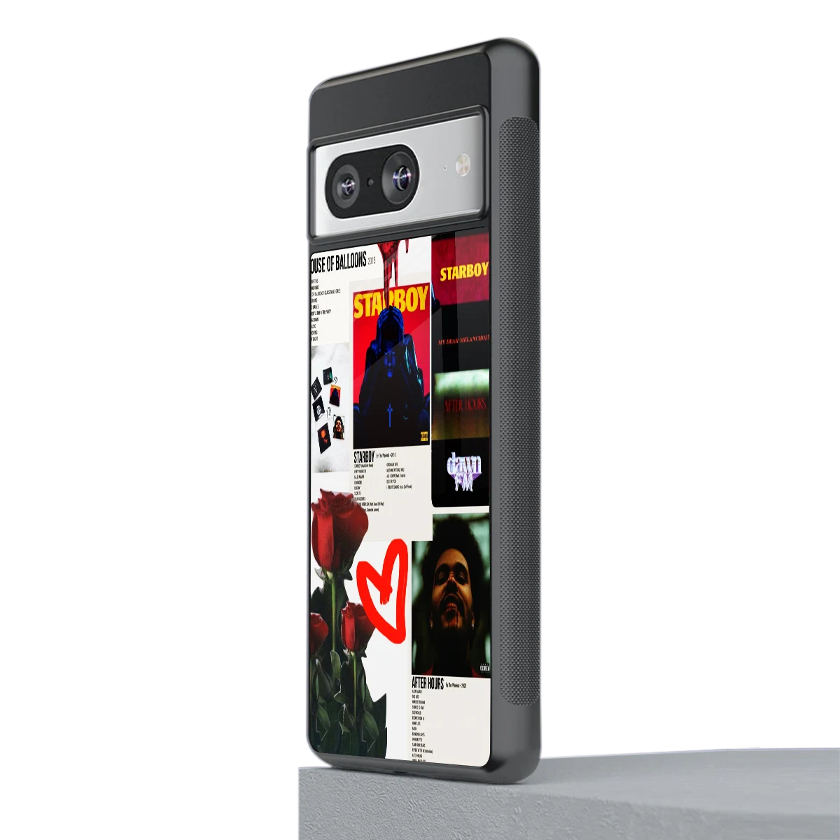 Starboy Collage stylish phone case for google pixel 8 | glossy glass and slim fit