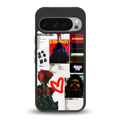 Starboy Collage back phone cover | glass case for google pixel 9 pro