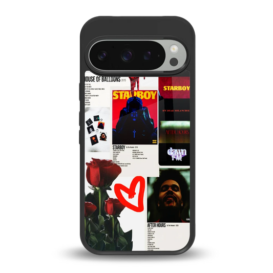 Starboy Collage back phone cover | glass case for google pixel 9 pro