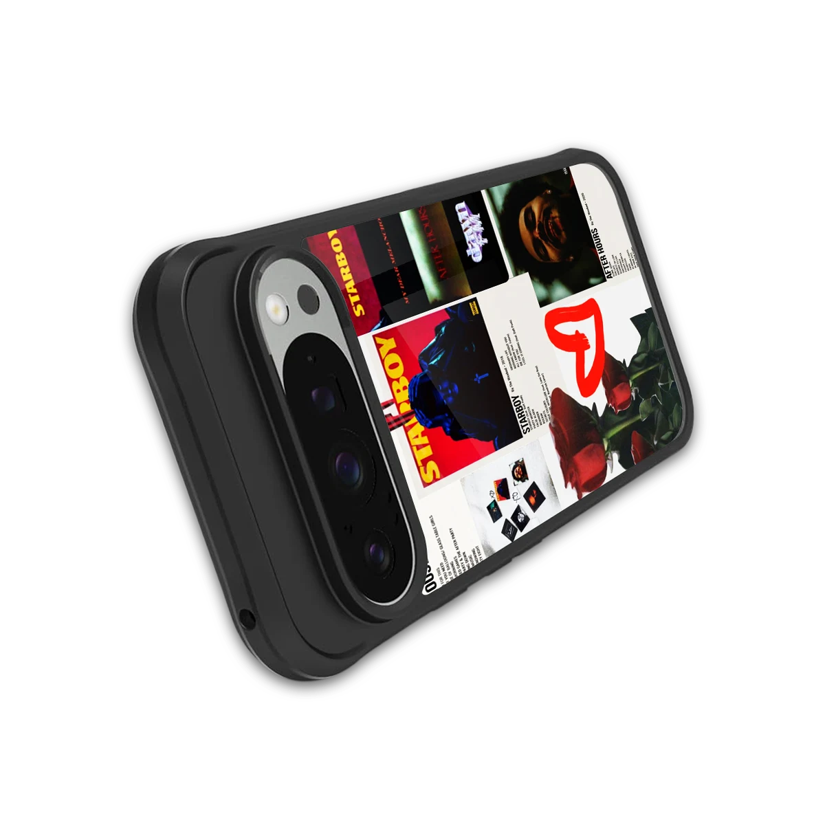 Starboy Collage stylish phone case for google pixel 9 pro xl | glossy glass and slim fit