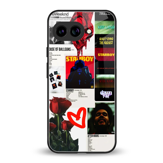 Starboy Collage back phone cover | glass case for google pixel 9a