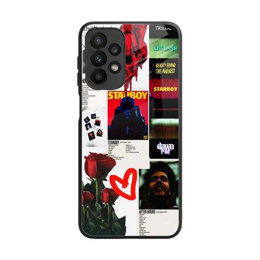 Starboy Collage back phone cover | glass case for samsung galaxy a23