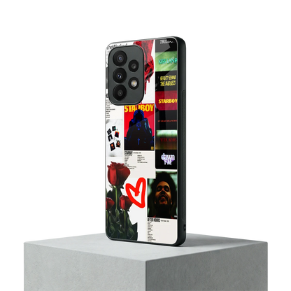 Starboy Collage samsung galaxy a23 mobile cover | shockproof glass phone case