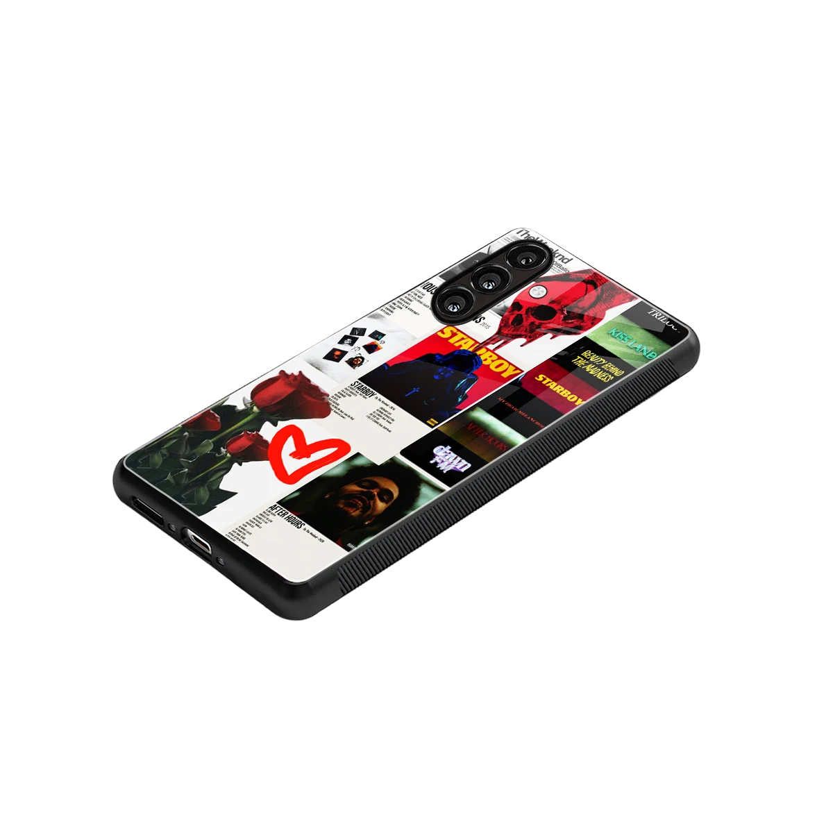 Starboy Collage stylish phone case for samsung galaxy a16 5g | glossy glass and slim fit
