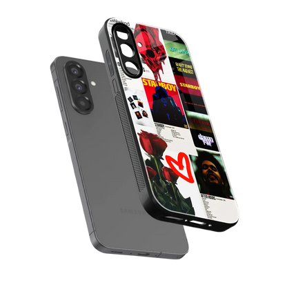 Starboy Collage sleek samsung galaxy a17 5g cover with tempered glass back and TPU edges