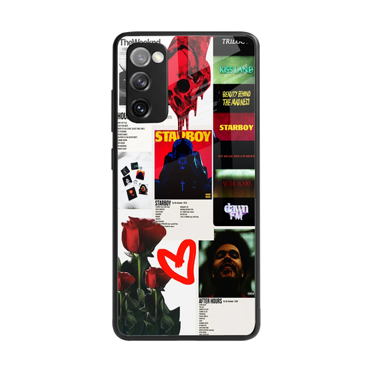 Starboy Collage back phone cover | glass case for samsung galaxy s20 fe