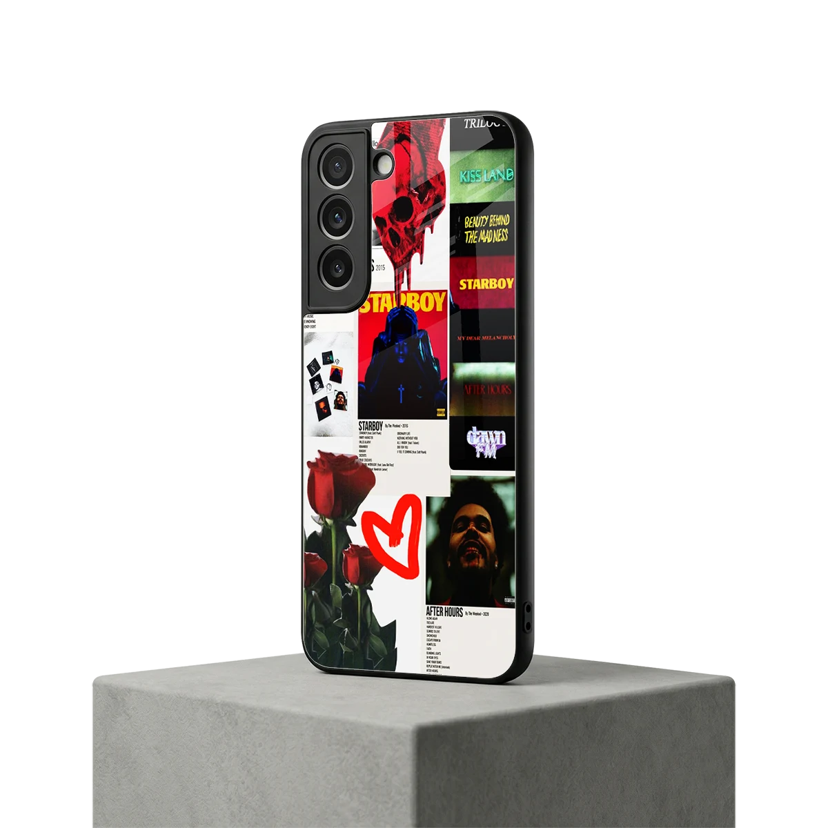 Starboy Collage samsung galaxy s22 mobile cover | shockproof glass phone case
