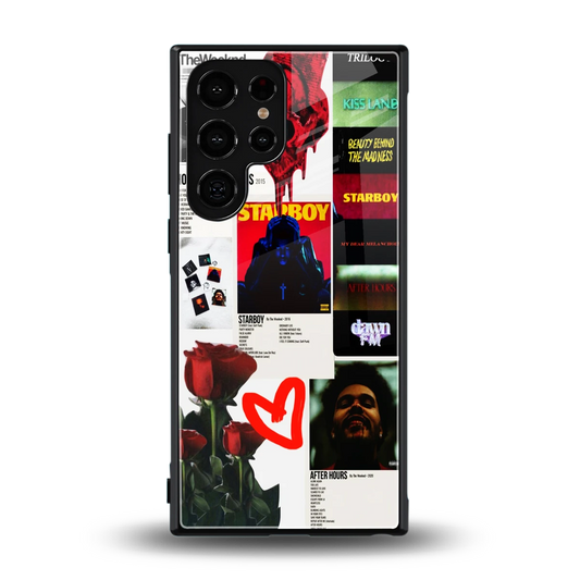 Starboy Collage back phone cover | glass case for samsung galaxy s24 ultra