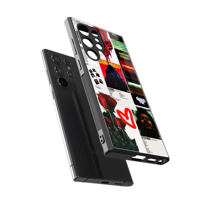 Starboy Collage sleek samsung galaxy s24 ultra cover with tempered glass back and TPU edges