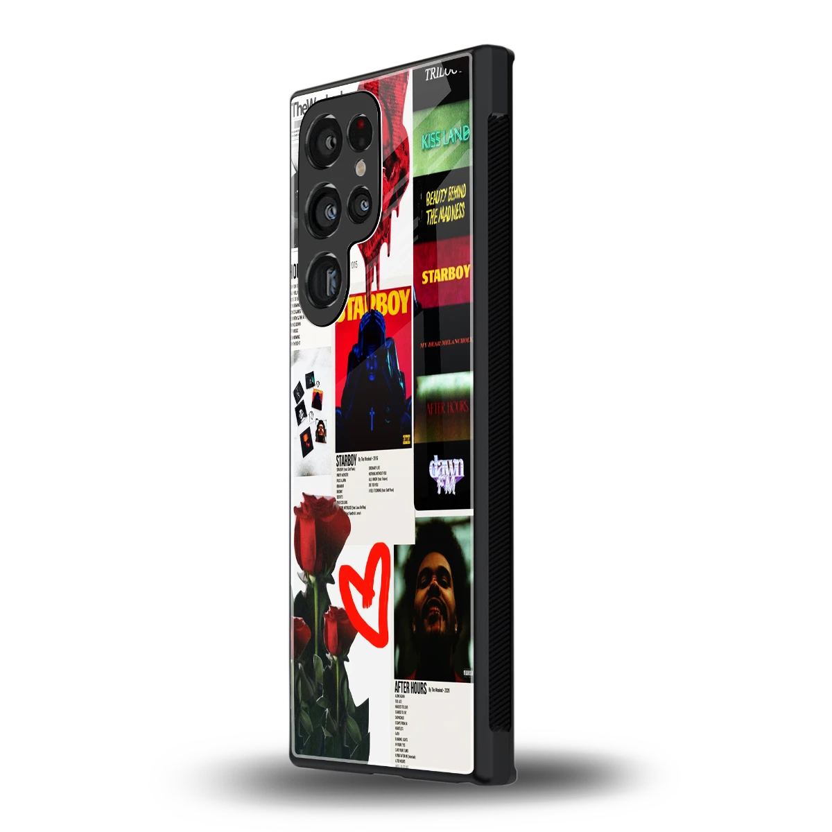 Starboy Collage samsung galaxy s24 ultra mobile cover | shockproof glass phone case