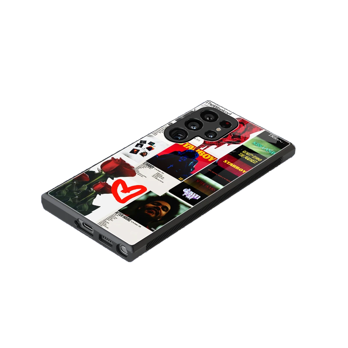 Starboy Collage stylish phone case for samsung galaxy s24 ultra | glossy glass and slim fit