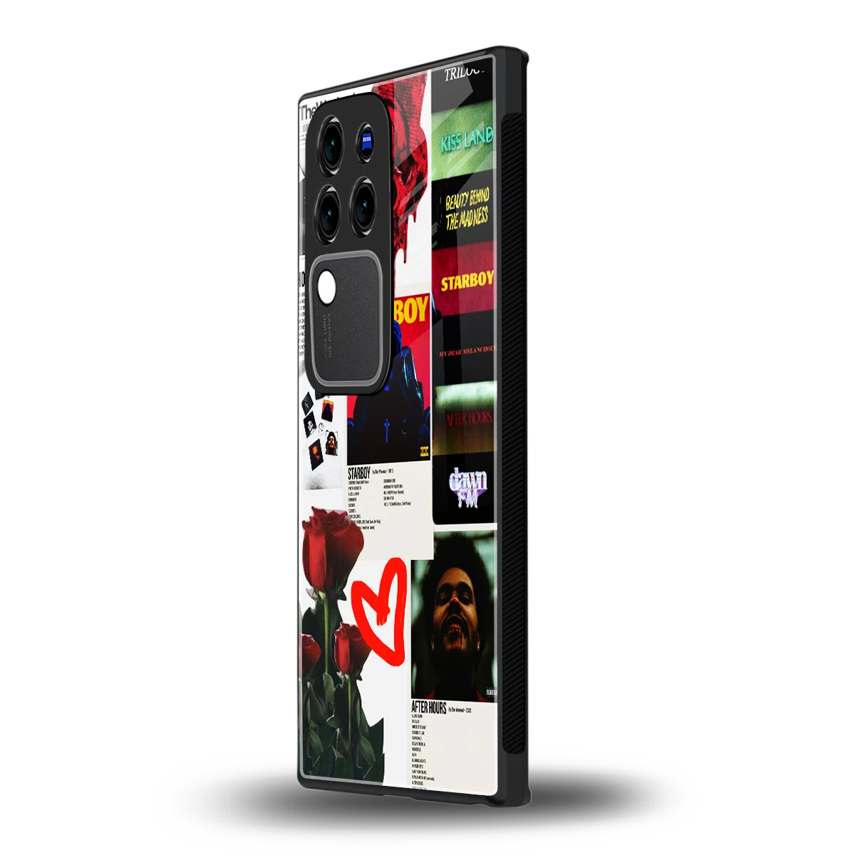 Starboy Collagevivo v30 pro mobile cover | shockproof glass phone case