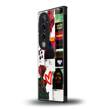 Starboy Collage vivo v40 pro mobile cover | shockproof glass phone case