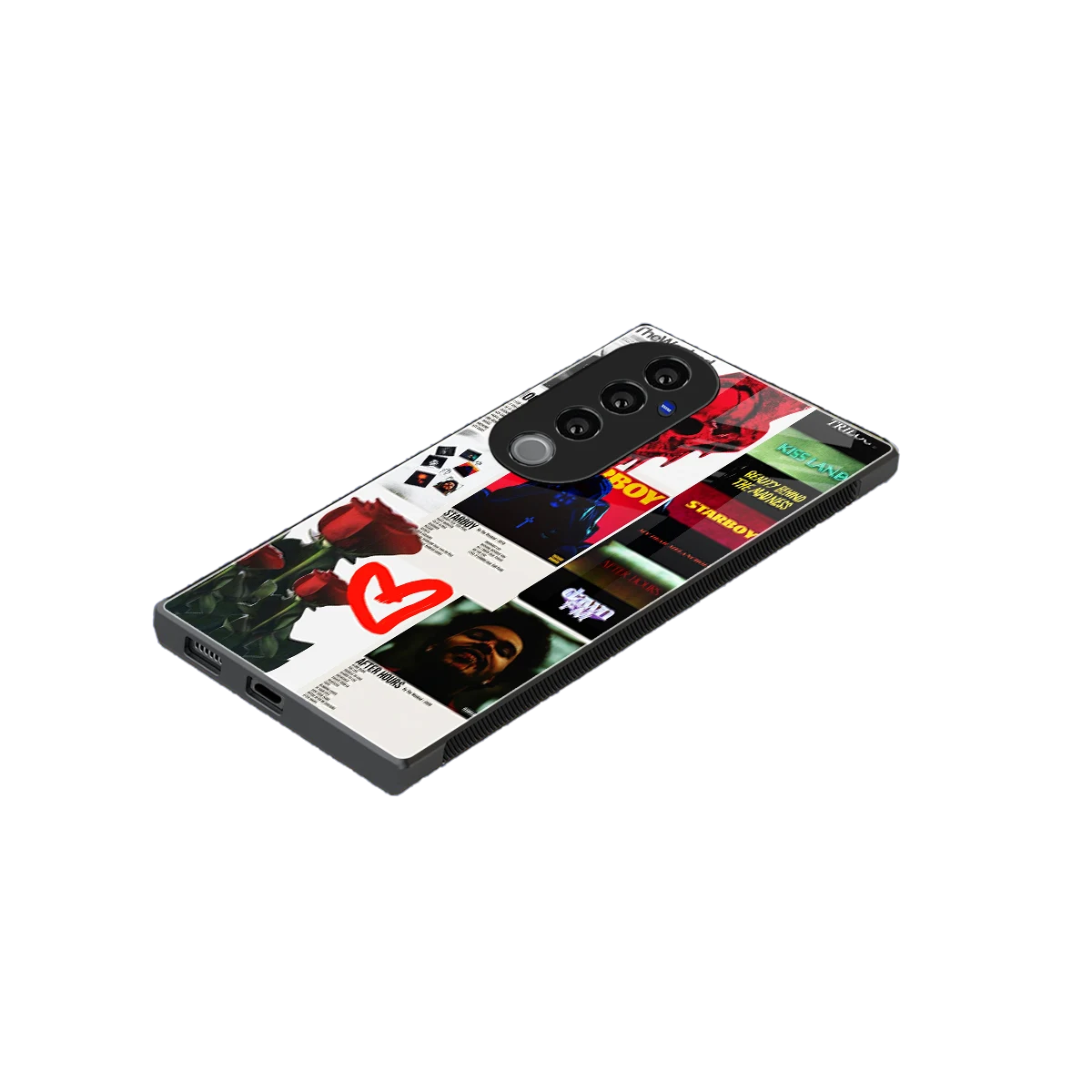 Starboy Collage stylish phone case for vivo v40 pro | glossy glass and slim fit