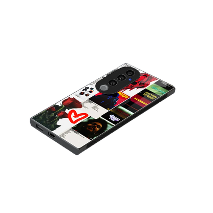 Starboy Collage stylish phone case for vivo v40 pro | glossy glass and slim fit
