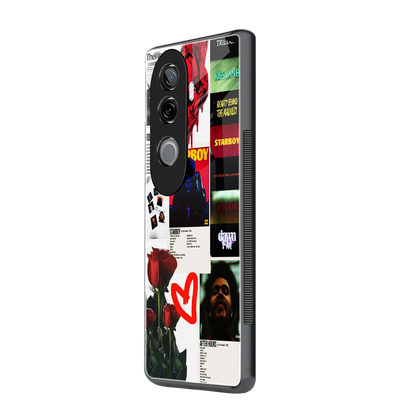 Starboy Collage vivo v40e mobile cover | shockproof glass phone case