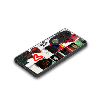 Starboy Collage stylish phone case for vivo v50 | glossy glass and slim fit