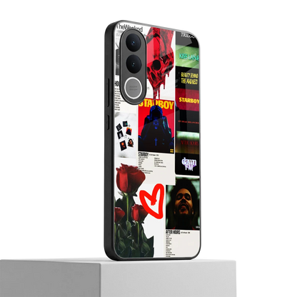 Starboy Collage vivo v70 fe mobile cover | shockproof glass phone case