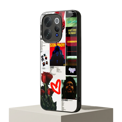 Starboy Collage vivo v70 mobile cover | shockproof glass phone case