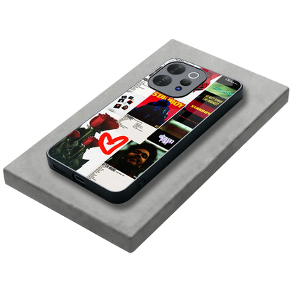 Starboy Collage stylish phone case for vivo v70 | glossy glass and slim fit