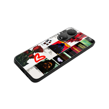 Starboy Collage stylish phone case for Vivo-y100 | glossy glass and slim fit