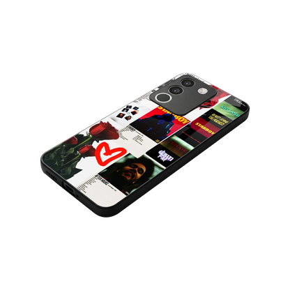 Starboy Collage stylish phone case for vivo y200 5g | glossy glass and slim fit