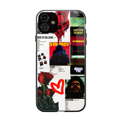 Starboy Collage back phone cover | glass case for iphone 11