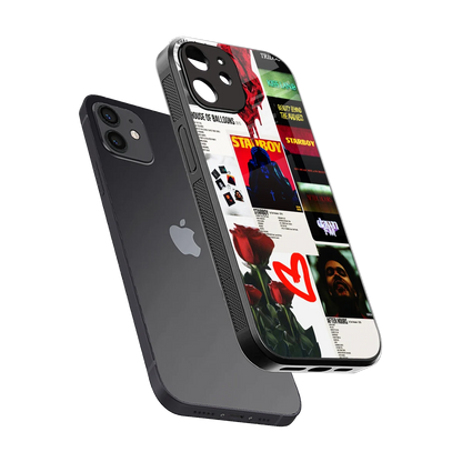Starboy Collage sleek iphone 11 cover with tempered glass back and TPU edges