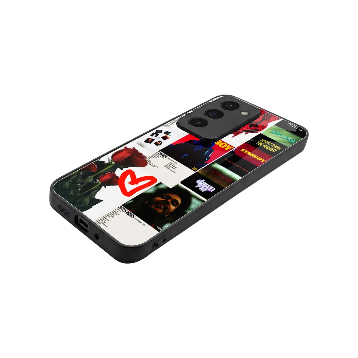 Starboy Collage stylish phone case for redmi 15 5g | glossy glass and slim fit