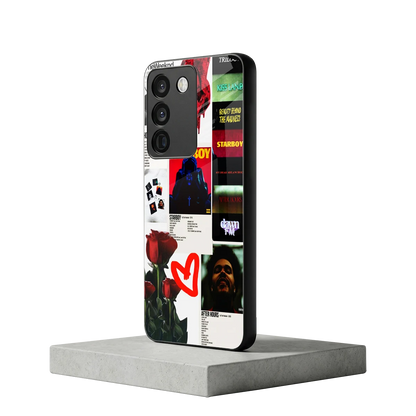 Starboy Collage vivo y200 5g mobile cover | shockproof glass phone case