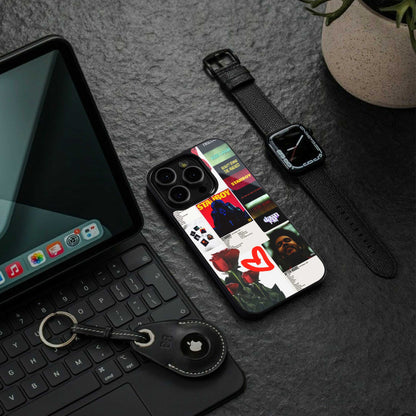 Starboy Collage TPU glass hybrid case for iPhone 16 | premium mobile back cover