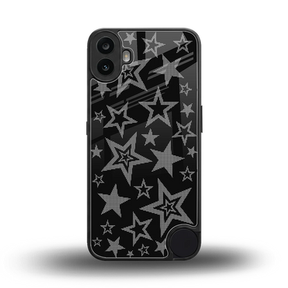 Stardust back phone cover | glass case for cmf nothing phone 1