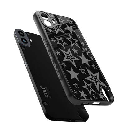 Stardust sleek cmf nothing phone 1 cover with tempered glass back and TPU edges