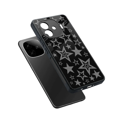 Stardust sleek iqoo neo 10r 5g cover with tempered glass back and TPU edges