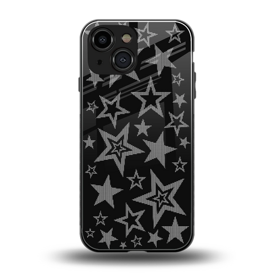 Stardust back phone cover | glass case for iphone 12 mini