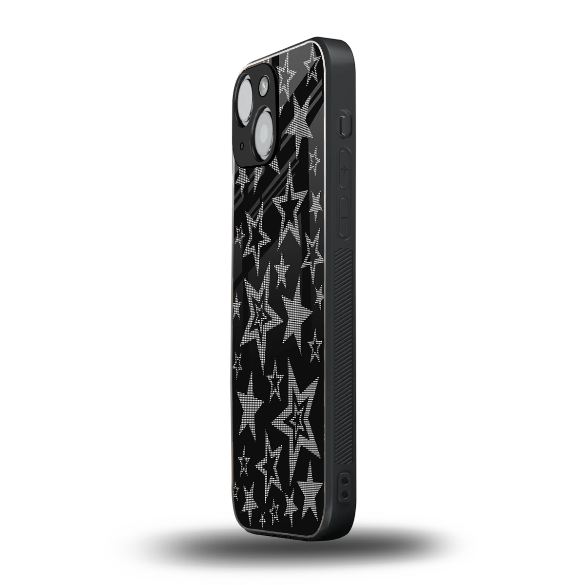 Stardust iphone 13 mini mobile cover | shockproof glass phone case