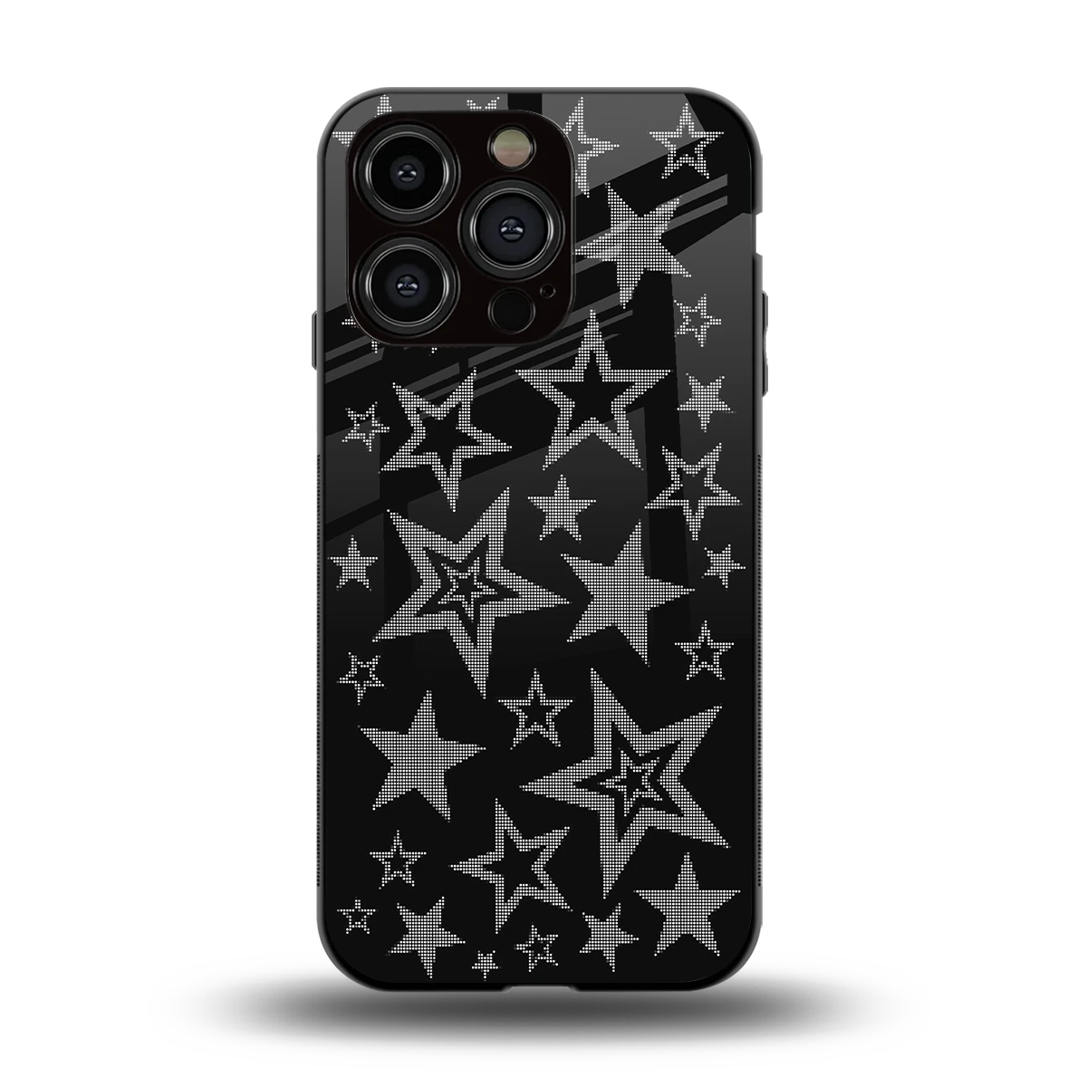 Stardust back phone cover | glass case for iphone 15 pro