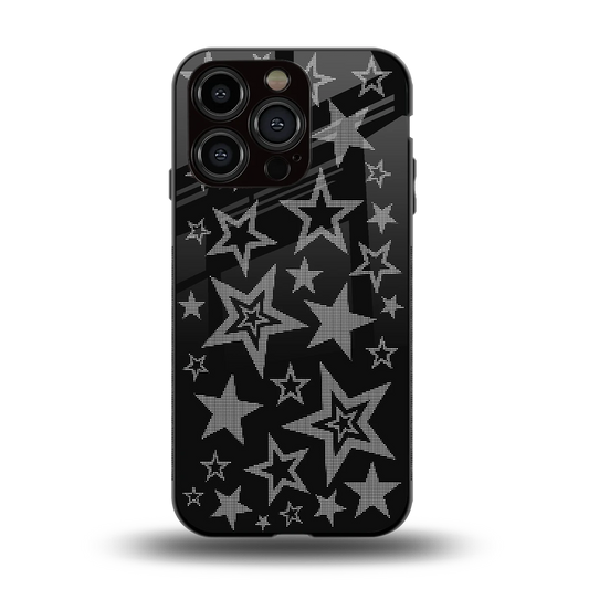 Stardust back phone cover | glass case for iphone 15 pro