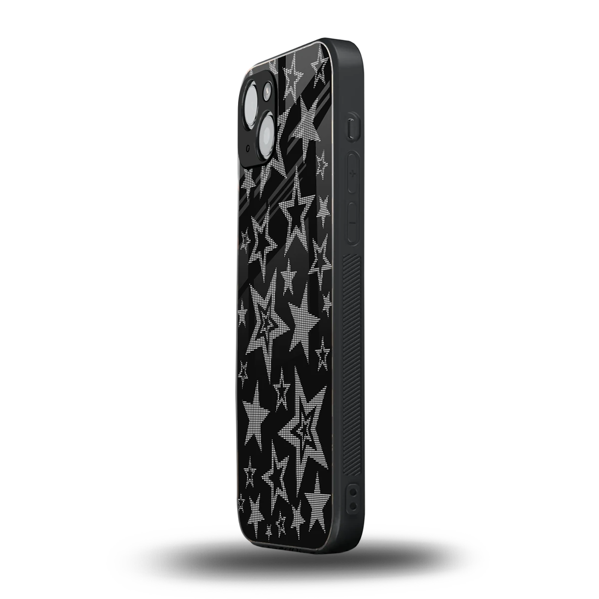 Stardust iphone 15 mobile cover | shockproof glass phone case
